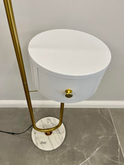 Lampadar cu noptieră White
