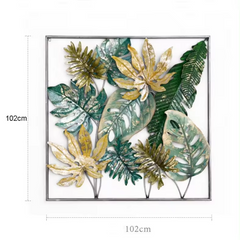 Decoratiune metalica de perete Bali