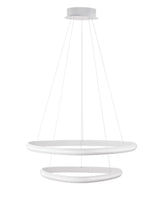 Lustra dimabila din aluminiu si acril alb nicipiu ARIES