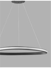 Lustra din aluminiu si acril neagru nisipiu ARIES