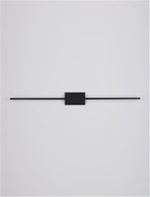 Aplica de perete AZURE, negru liniar