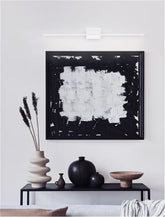 Aplica de perete alb nisipiu din aluminiu si silicon AZURE