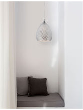 Pendul din metal si sticla cromate Boho