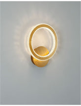 Aplica din aluminiu si acril auriu alama CILION