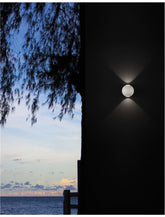 Aplica de perete alba din aluminiu si sticla COMO