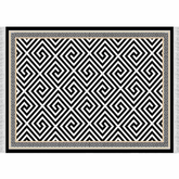 Covor, model negru-alb, 160x230, MOTIVE