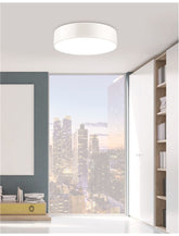 Plafoniera din otel si acril alb mat Finezza