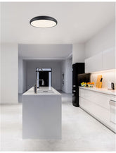 Plafoniera din aluminiu si acril neagra Gap