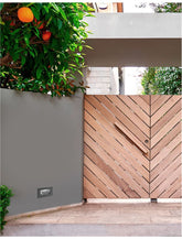 Aplica de perete exterior incastrata din aluminiu gri inchis KRYPTON