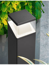 Proiector de gradina gri inchis/alb acrilic LOCK