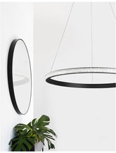 Lustra dimabila din aluminiu si caril negru nisipiu Nager