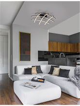 Plafoniera din aluminiu negru nisipiu si acril NARVI