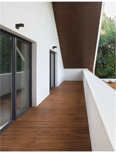 Aplica perete exterior neagra din aluminiu turnat sub presiune si acril NUS