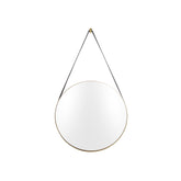 Mirror Balanced round gold rim