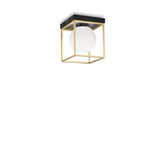 Plafoniera Lingotto pl1, White/Brass