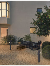 Proiector exterior gri inchis din aluminiu si sticla RAMO