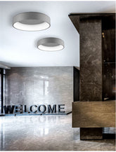 Aplica din metal si acril gri Rando