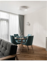 Plafoniera din aluminiu si acril alba mat Rando