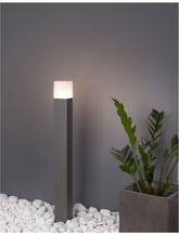 Corp iluminat exterior gri inchis/ alb acrilic din aluminiu STICK