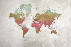 Tapet BACK SCHOOL ATLAS, RAINBOW