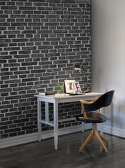 Tapet BRICK WALL, BLACK