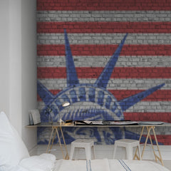 Tapet BRICKS OF LIBERTY