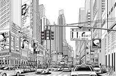 Tapet CARTOON CITY