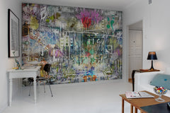 Tapet CARTOON CITY, GRAFFITI