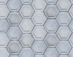 Tapet CONCRETE HEXAGON