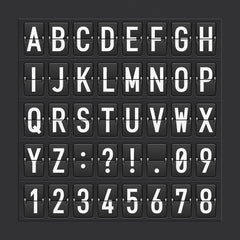 Tapet DEPARTURE ALPHABET
