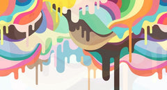 Tapet DRIPPING ICE CREAM