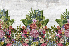 Tapet FLOWER BURST, CONCRETE