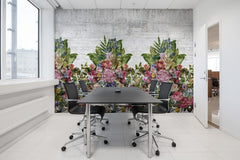 Tapet FLOWER BURST, CONCRETE