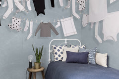 Tapet LAUNDRY DAY, BLUE