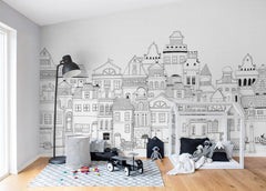 Tapet LONDON HOUSES