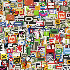 Tapet MAGAZINE LETTERS
