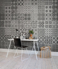 Tapet MARRAKECH, BLACK