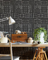 Tapet MINDTHEGAP – CHATEAU ANTHRACITE