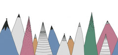 Tapet MOUNTAIN RIDGE, COLOR
