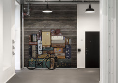 Tapet STACKED SUITCASES, HEAP