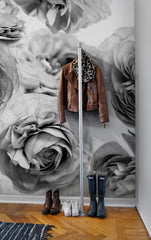 Tapet SUMMER WIND, BLACK AND WHITE