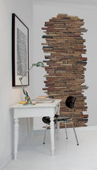 Tapet VINTAGE BOOK PILE