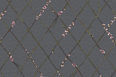 Tapet WINDING SPRING, BLACK