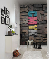 Tapet WOODCUT, CMYK