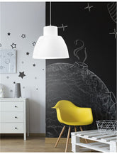 Lustra din silicon alba cu fir textil Vince