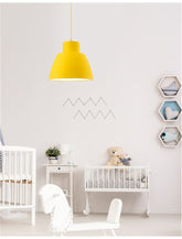 Lustra din silicon galbena cu fir textil Vince