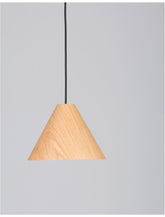 Lustra lemn masiv culoare lemn natural maro inchis Wera