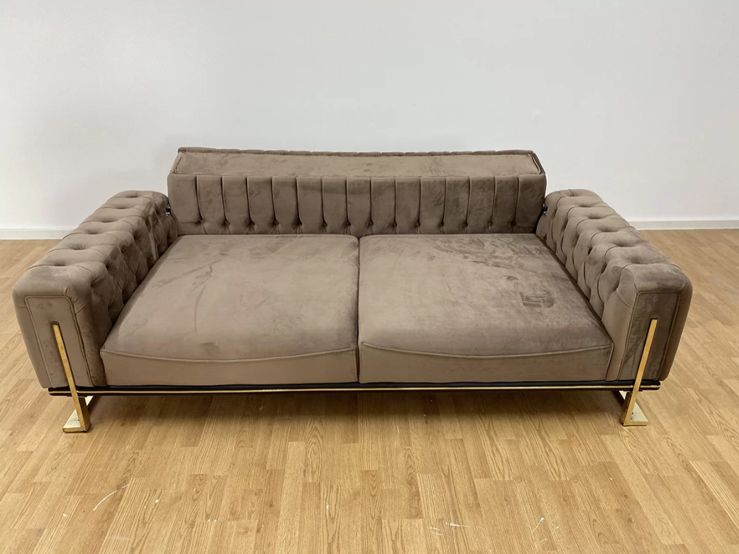 Canapea Gold Chesterfield