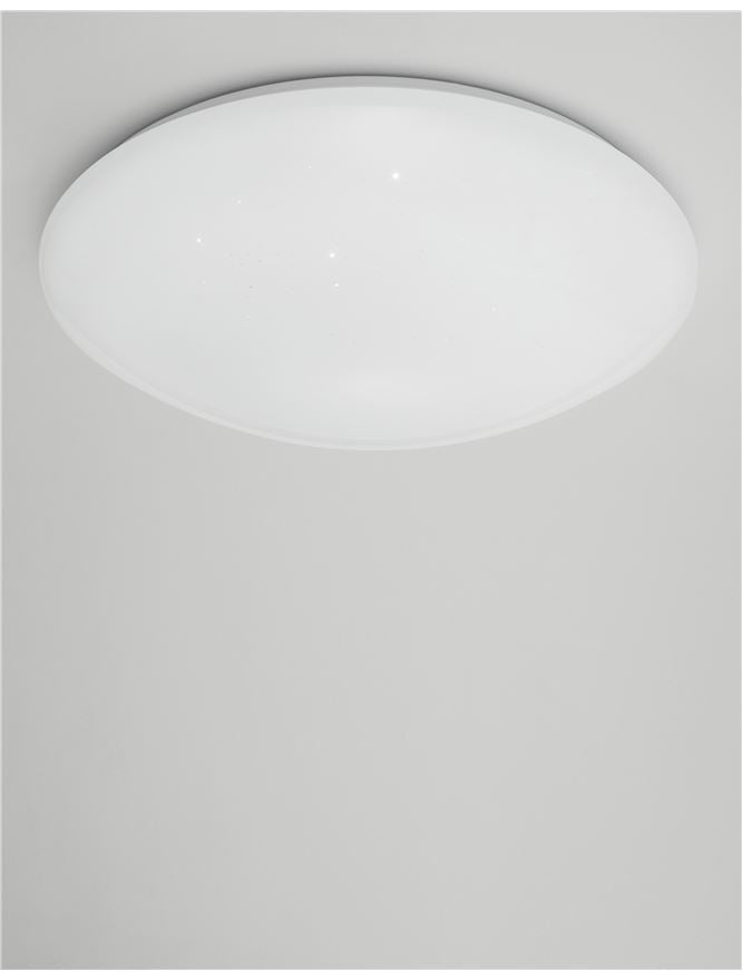 Plafoniera alba LED ASTERION