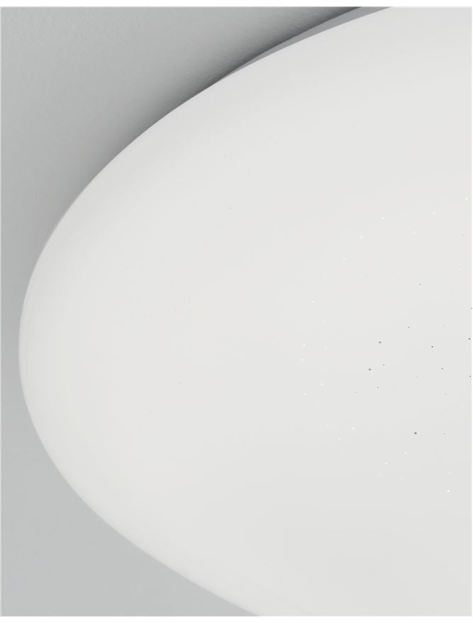 Plafoniera alba LED ASTERION